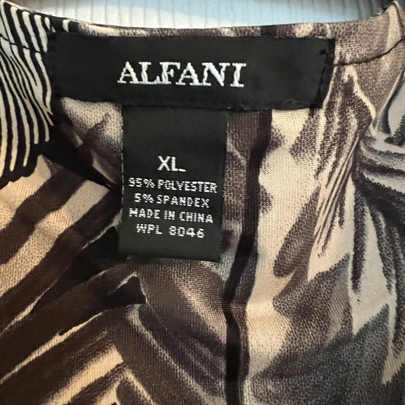 Alfani Sleeveless Shimmery Top SZ XL - Picture 4 of 5